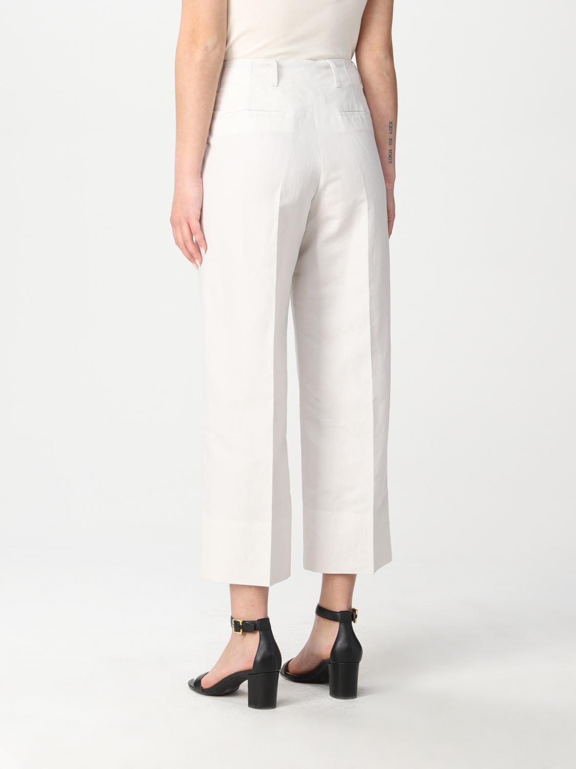 S MAX MARA: cropped pants in cotton and 