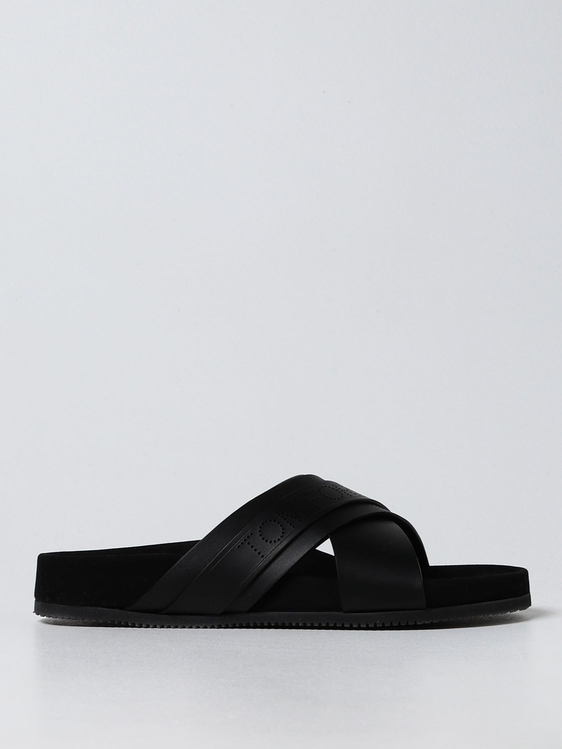 TOM FORD: leather sandal - Black | Tom Ford sandals J1299TLCL076 online ...