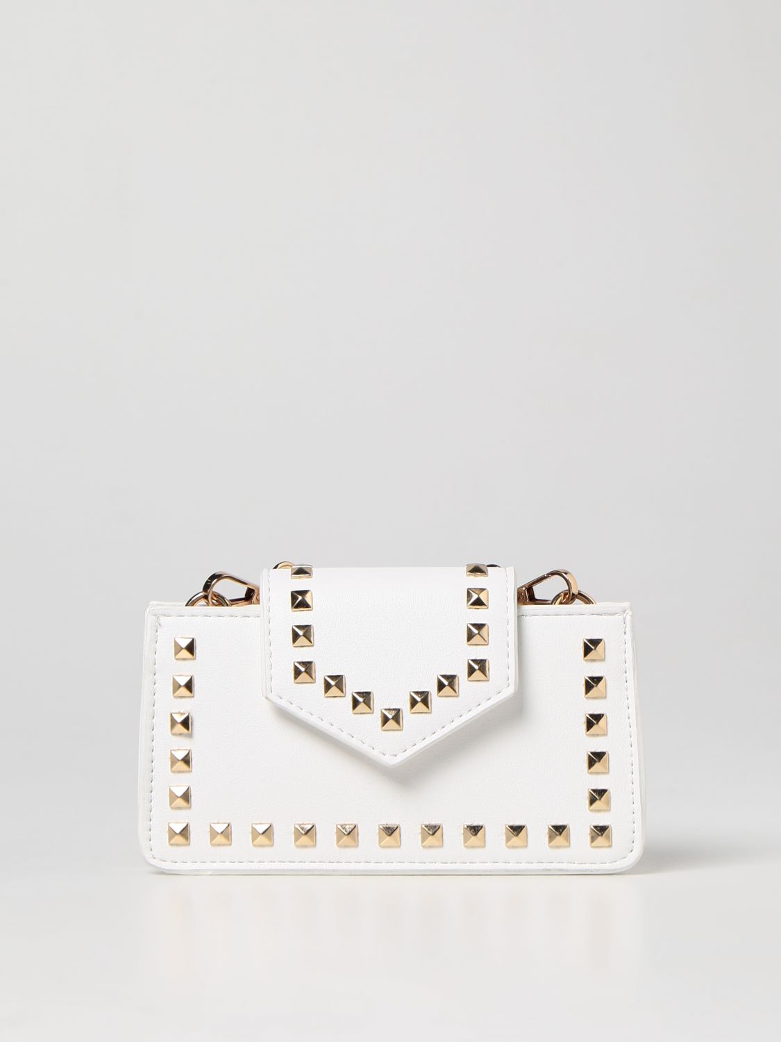 Monnalisa Bag With Studs In White