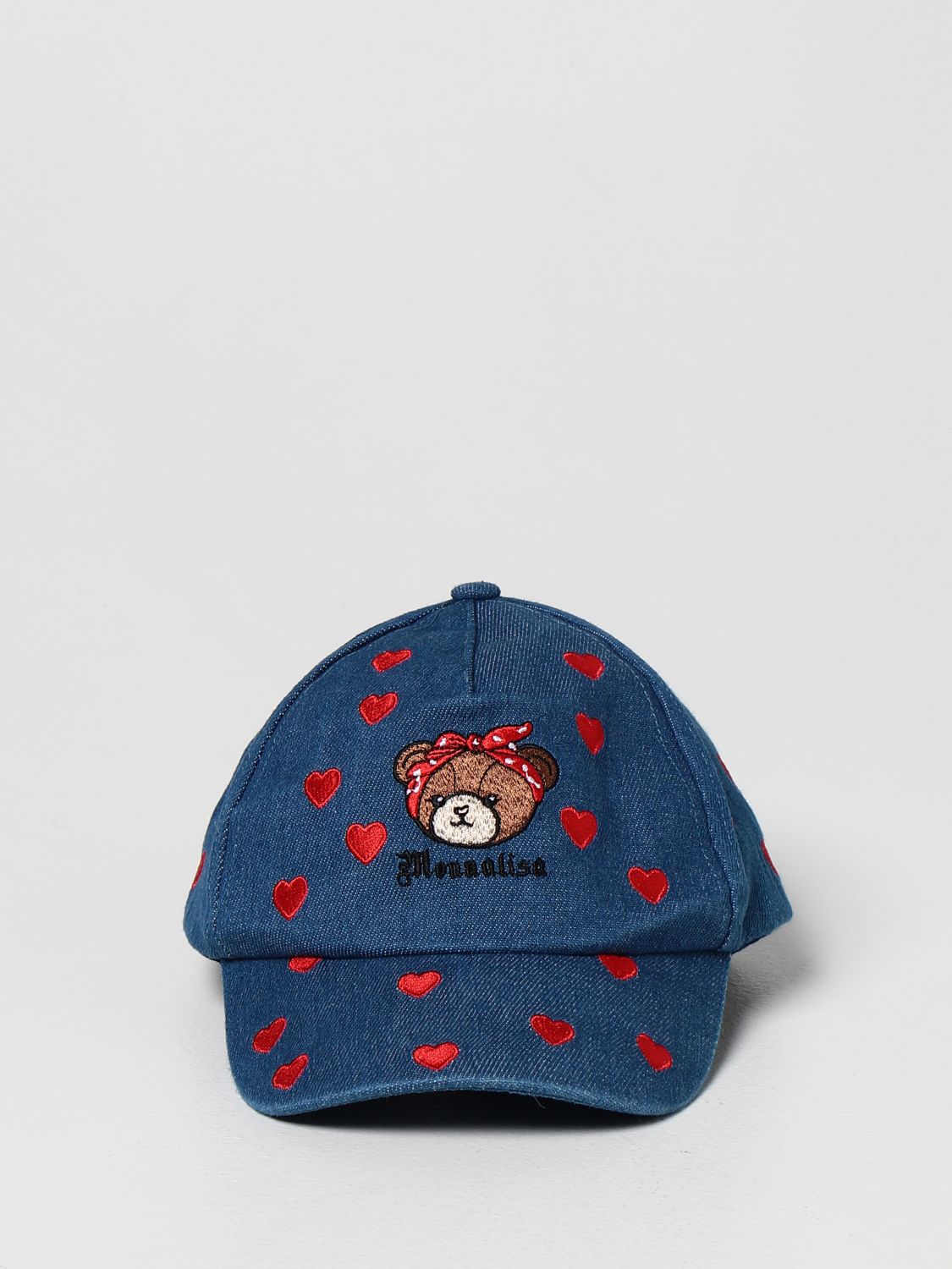 Monnalisa Bambina Accessori Cappelli e copricapo Cappelli con visiera Cappello jeans modello baseball 