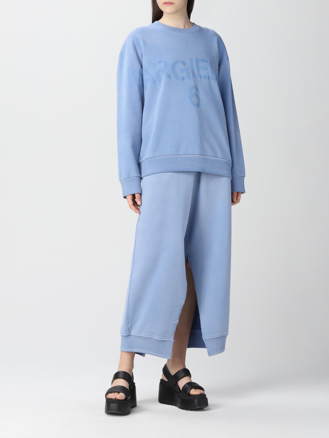 Hose Mm6 Maison Margiela: Mm6 Maison Margiela Damen Hose hellblau 2