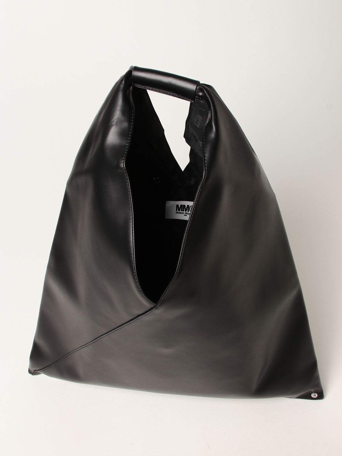MM6 MAISON MARGIELA: Japanese bag in synthetic leather - Black | Mm6 Maison Margiela tote bags