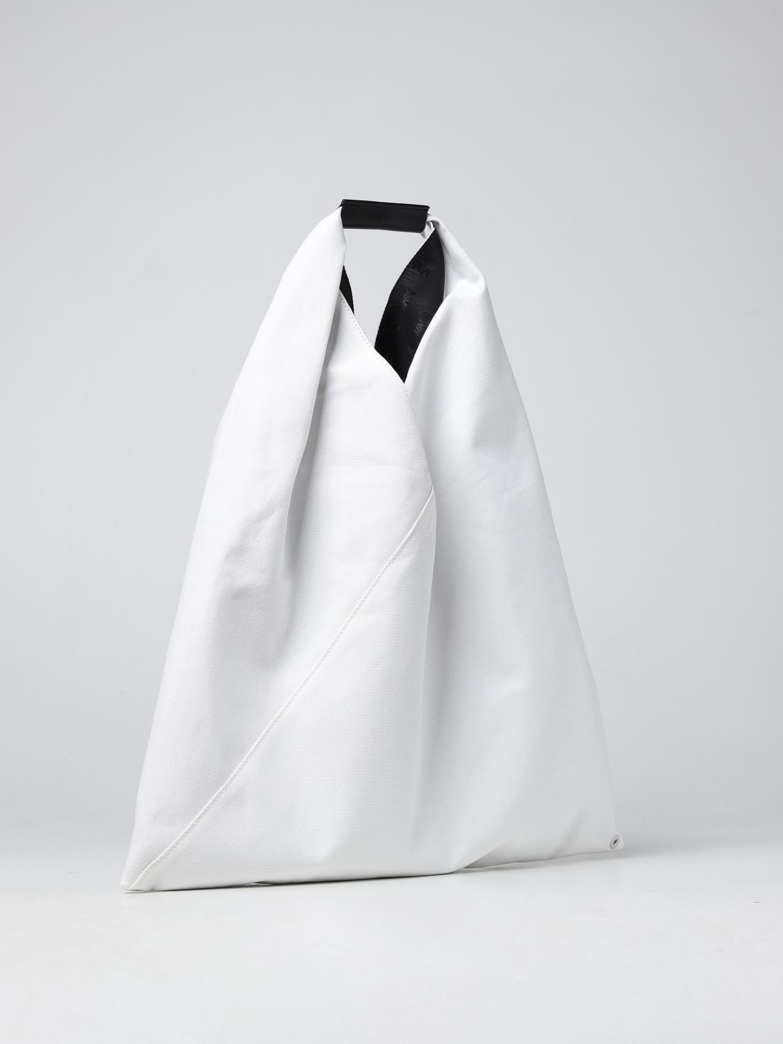 MM6 MAISON MARGIELA: Japanese bag in canvas - White | Tote Bags Mm6