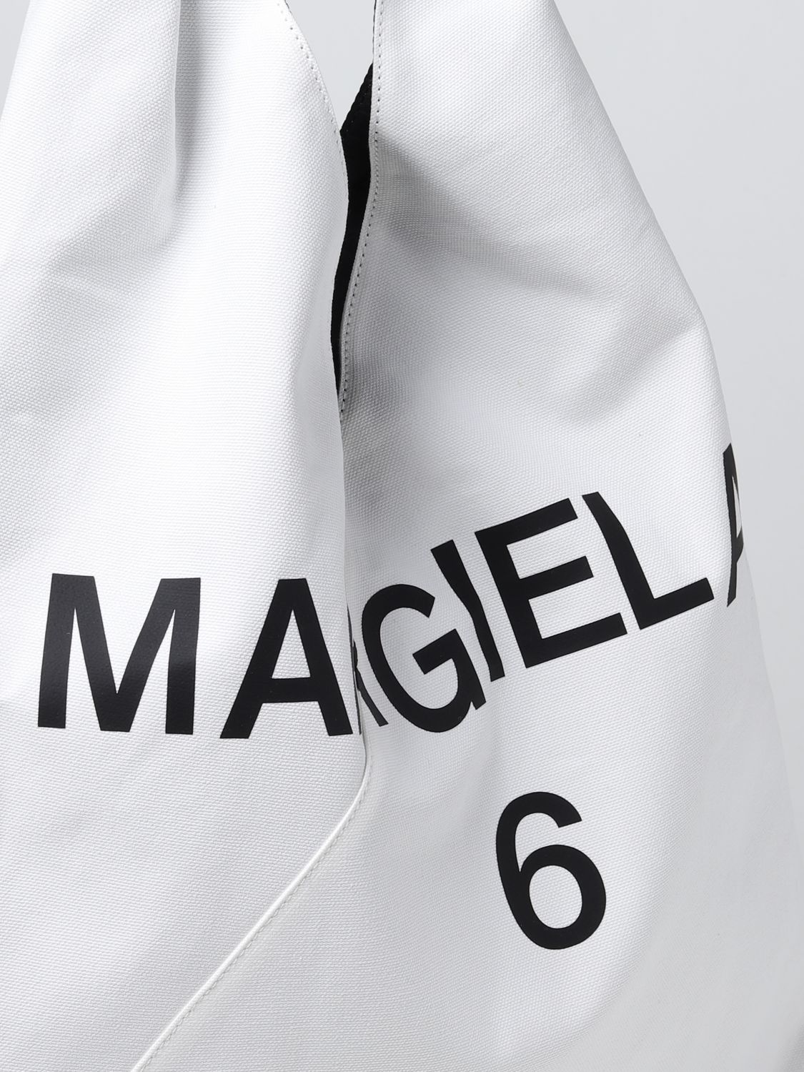 MM6 MAISON MARGIELA: Japanese bag in canvas - White | Mm6 Maison ...