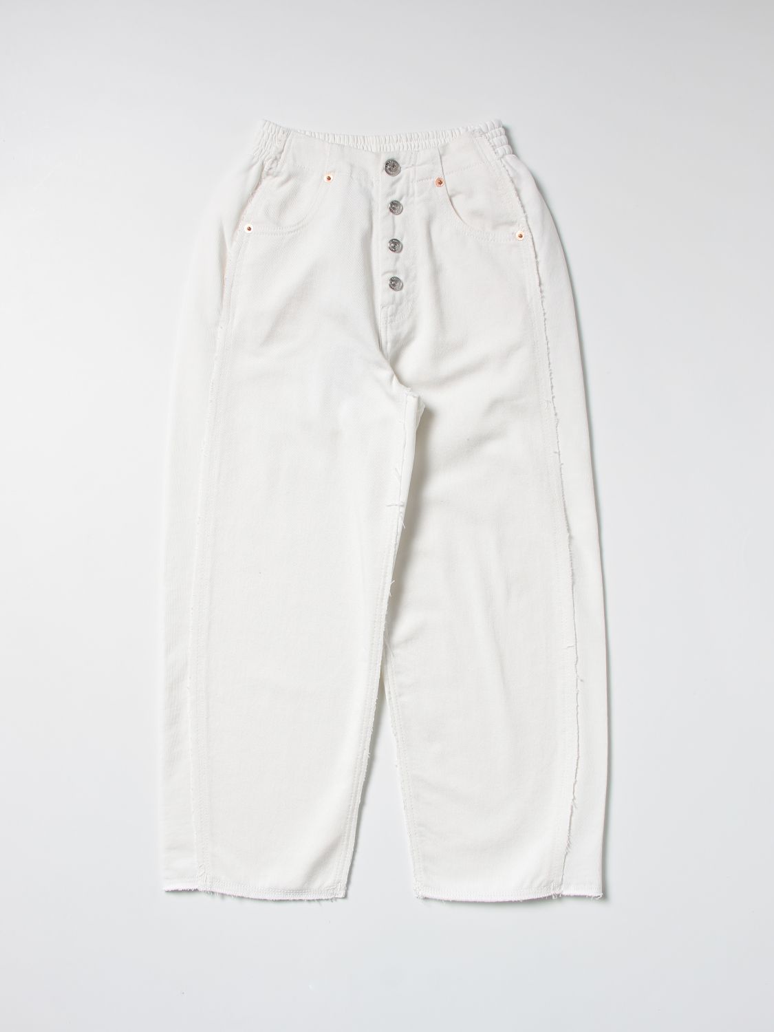 Jeans Mm6 Maison Margiela: Mm6 Maison Margiela jeans for girl white 1