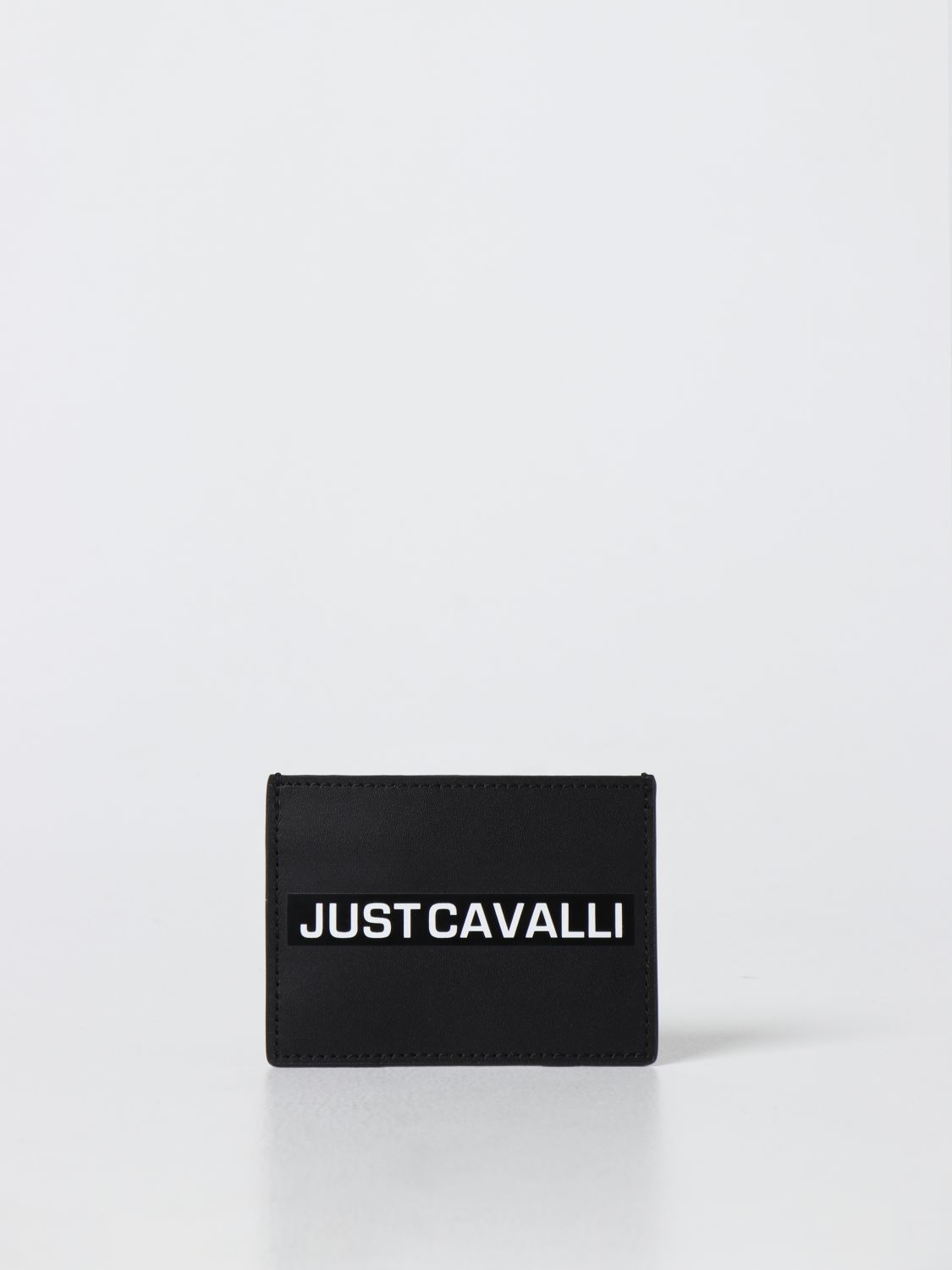 JUST CAVALLI CREDIT CARD HOLDER IN SMOOTH LEATHER,C82099002