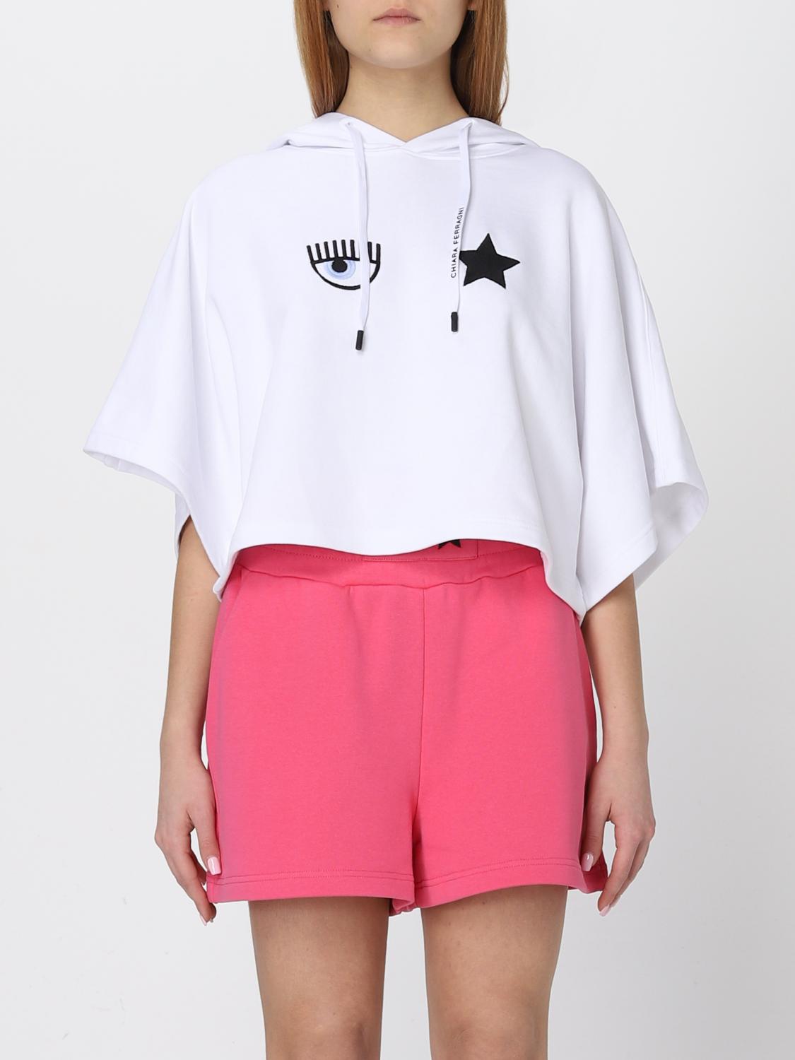 Chiara Ferragni Sweatshirt With Eye-star Logo In White