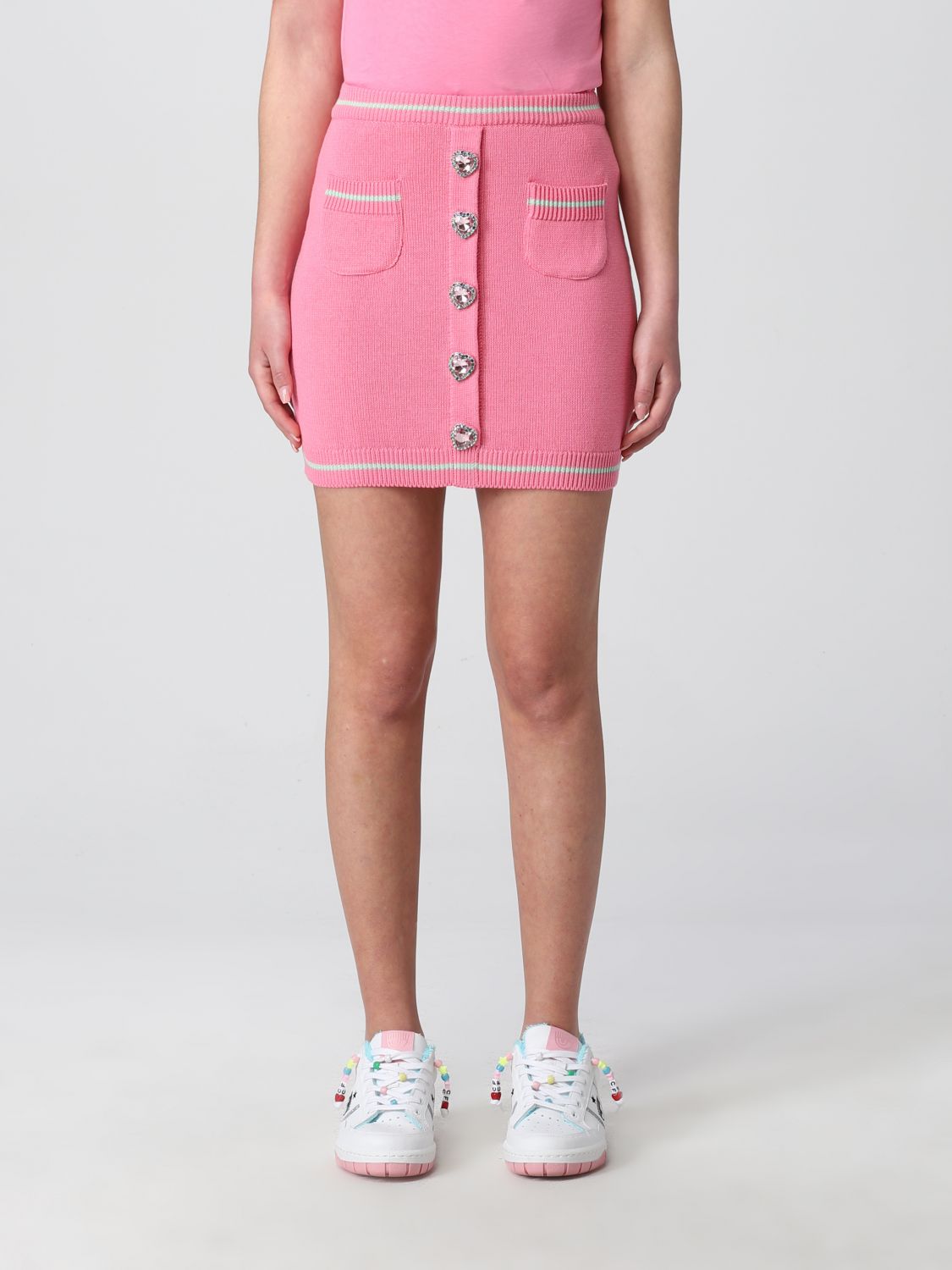 Shop Chiara Ferragni Skirt  Woman Color Pink