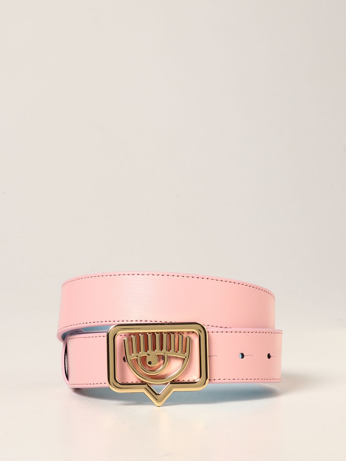 Chiara Ferragni Leder Leder gürtel in Pink Damen Accessoires Gürtel 