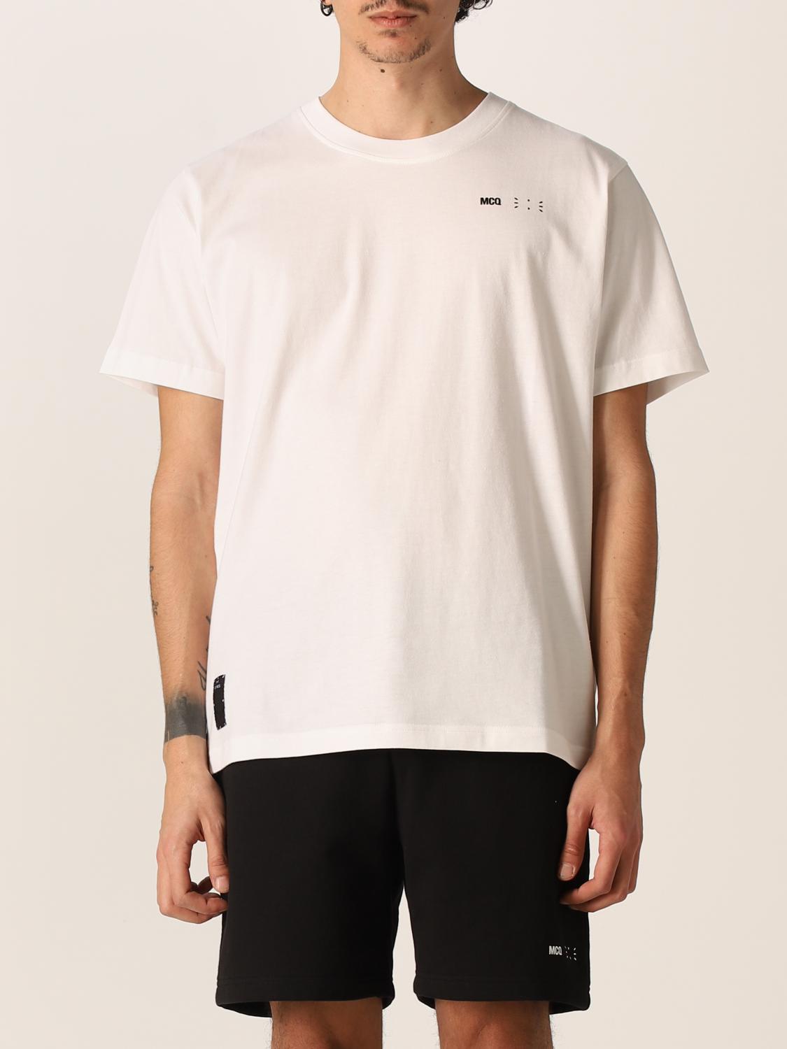 MCQ cotton blend tshirt with logo White Mcq tshirt 647244RST95