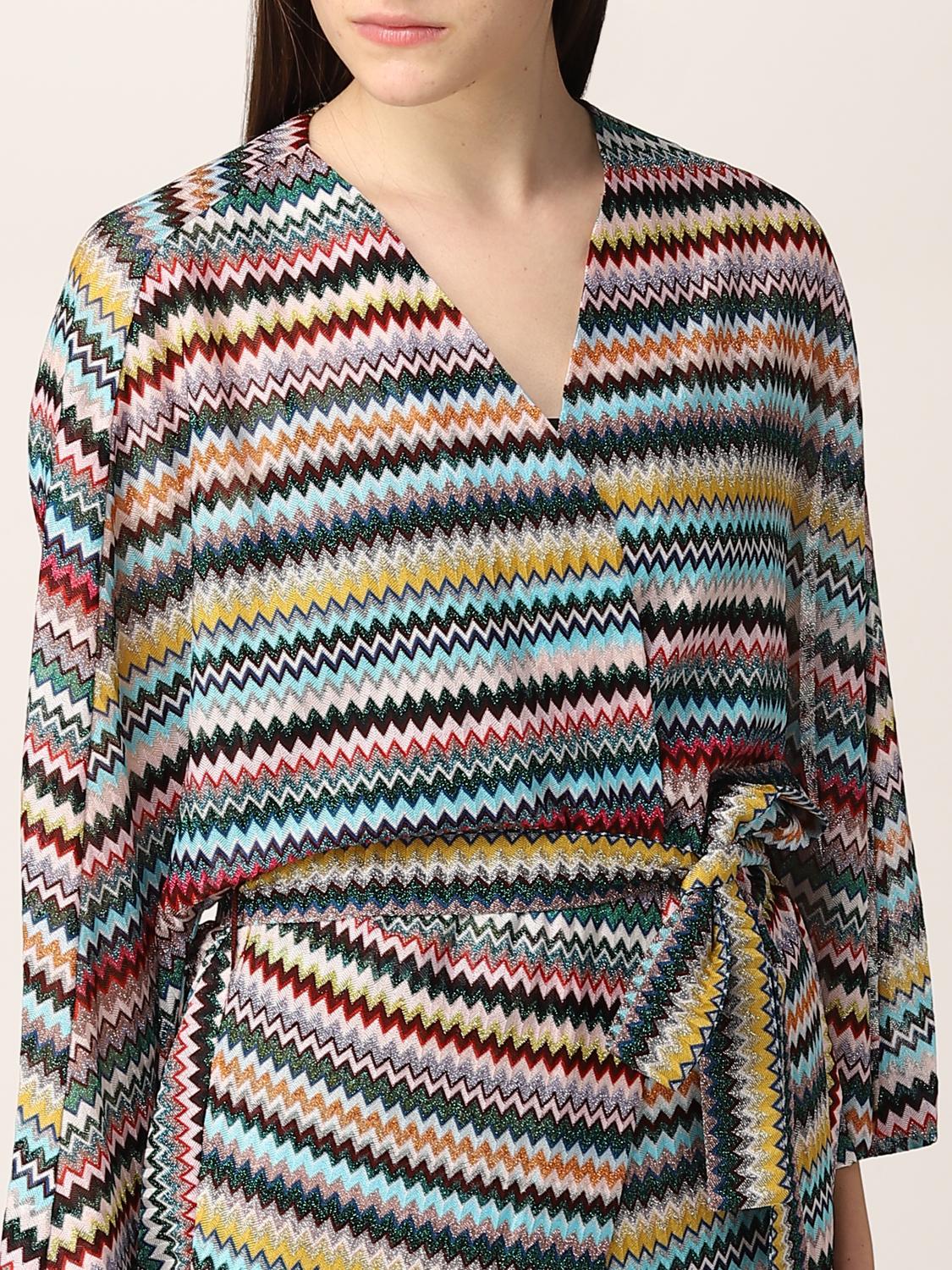 MISSONI: cardigan with zig zag pattern 
