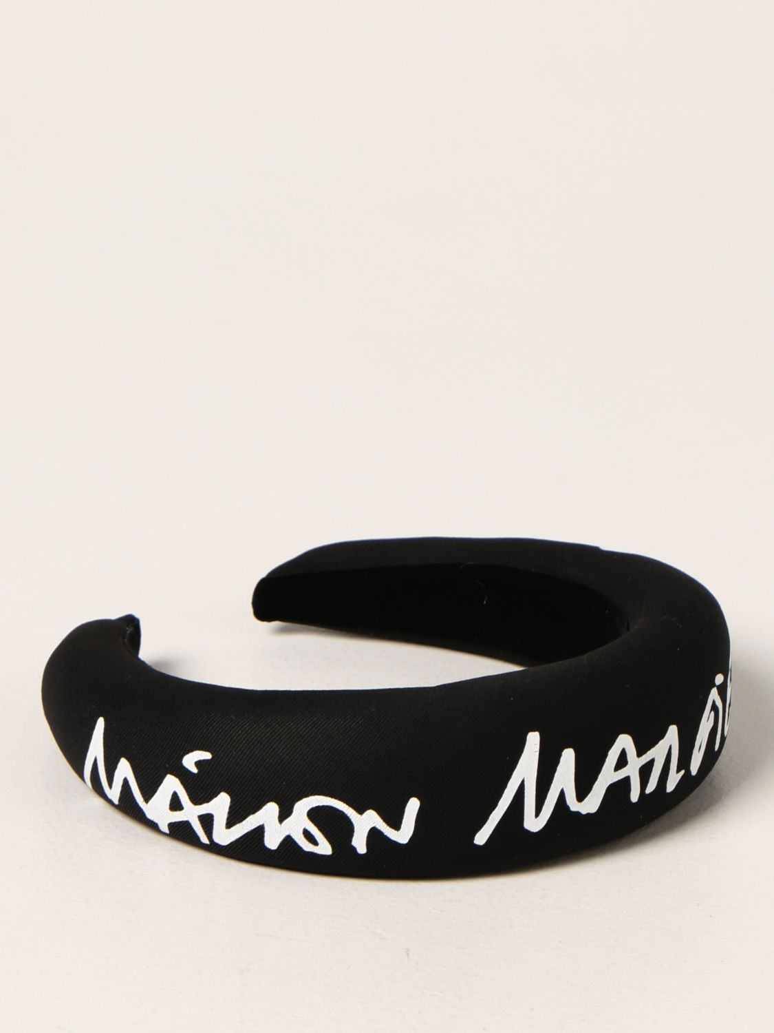 Hairband Mm6 Maison Margiela: Headband Mm6 Maison Margiela black 1
