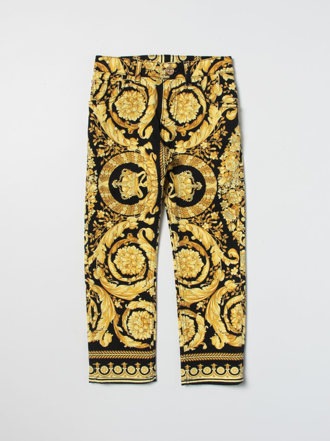 Jeans Young Versace: Jeans Versace Young con stampa barocca fantasia 1