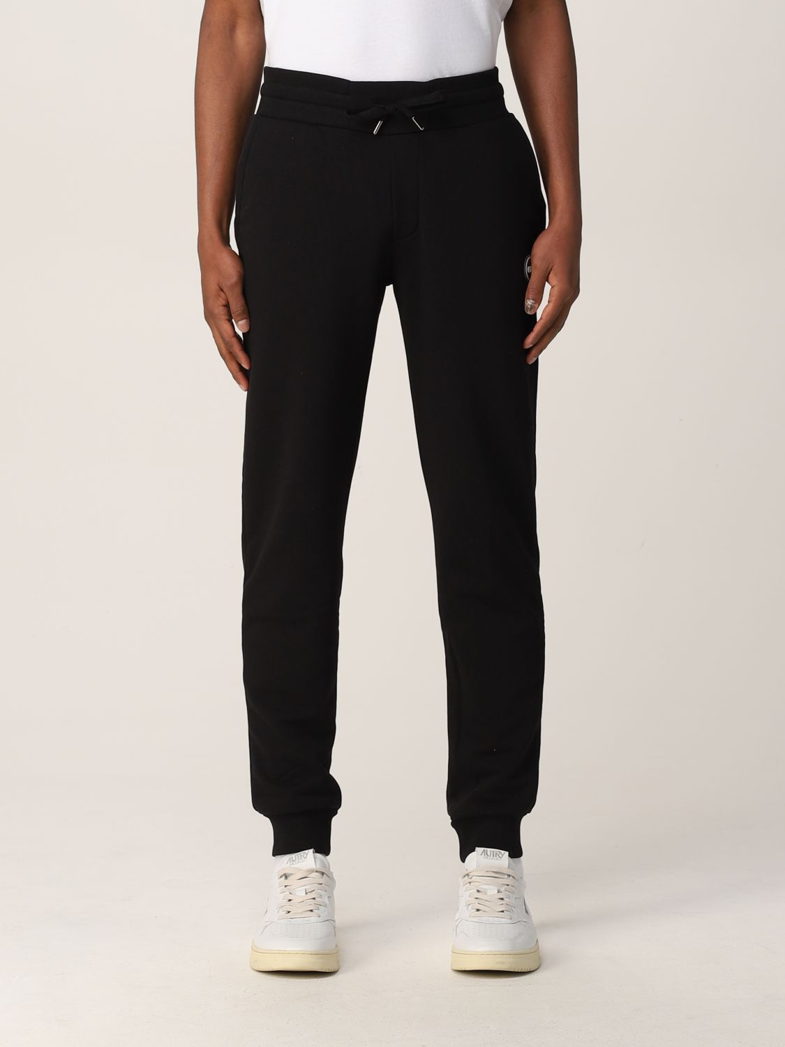 COLMAR: cotton jogging pants with logo - Black | Colmar pants 8254R5WS ...