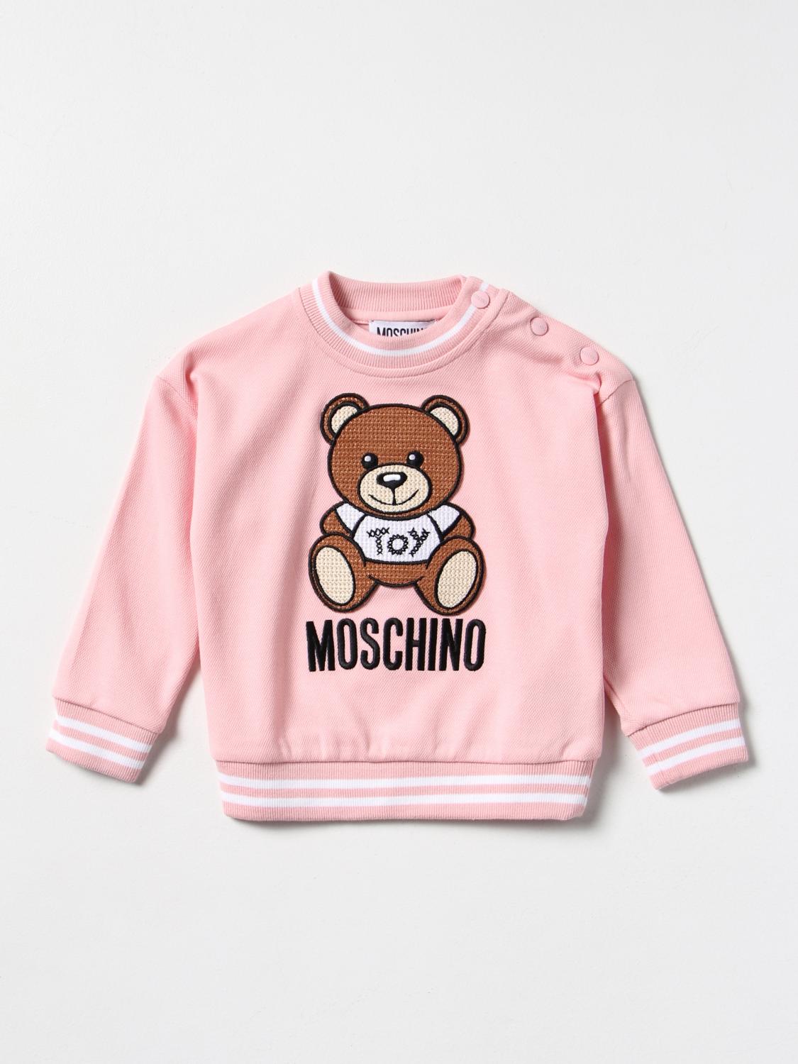 MOSCHINO BABY sweater Pink Moschino Baby sweater MOF03NLCA34 online on