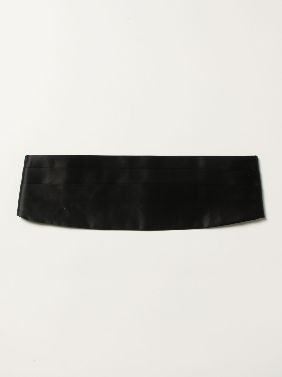 Cintura Emporio Armani: Cintura a fascia Emporio Armani in seta nero 1