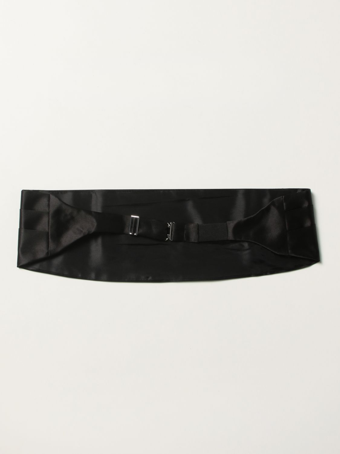 Cintura Emporio Armani: Cintura a fascia Emporio Armani in seta nero 3