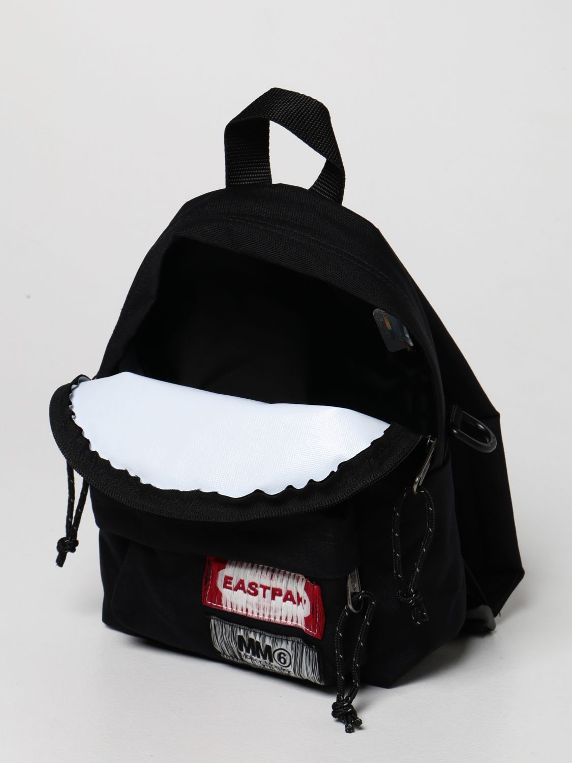 Backpack Eastpak: Mm6 Maison Margiela x Eastpak backpack with shoulder strap in nylon black 4