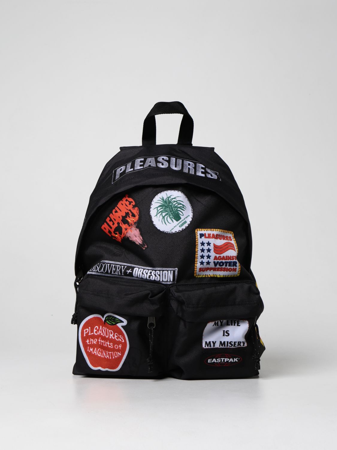 Backpack Eastpak: Eastpak Pleasures backpack in technical fabric black 1