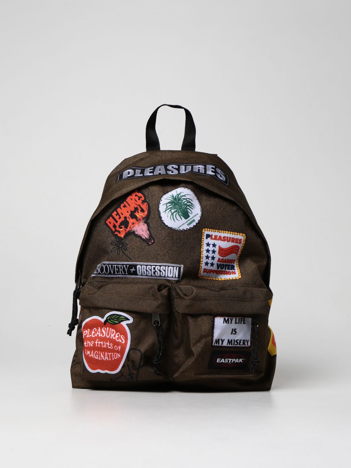 Backpack Eastpak: Eastpak Pleasures backpack in technical fabric green 1