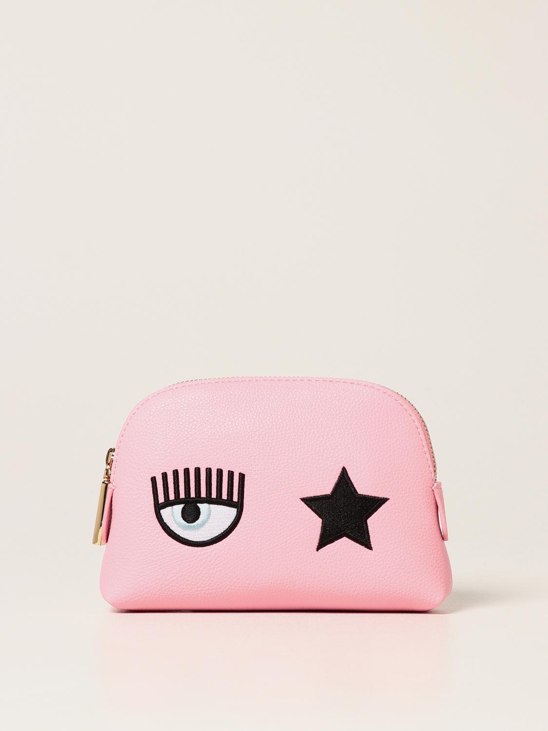 CHIARA FERRAGNI: Eyestar pochette in synthetic leather - Pink | Clutch  Chiara Ferragni 72SB9X01ZS139 GIGLIO.COM