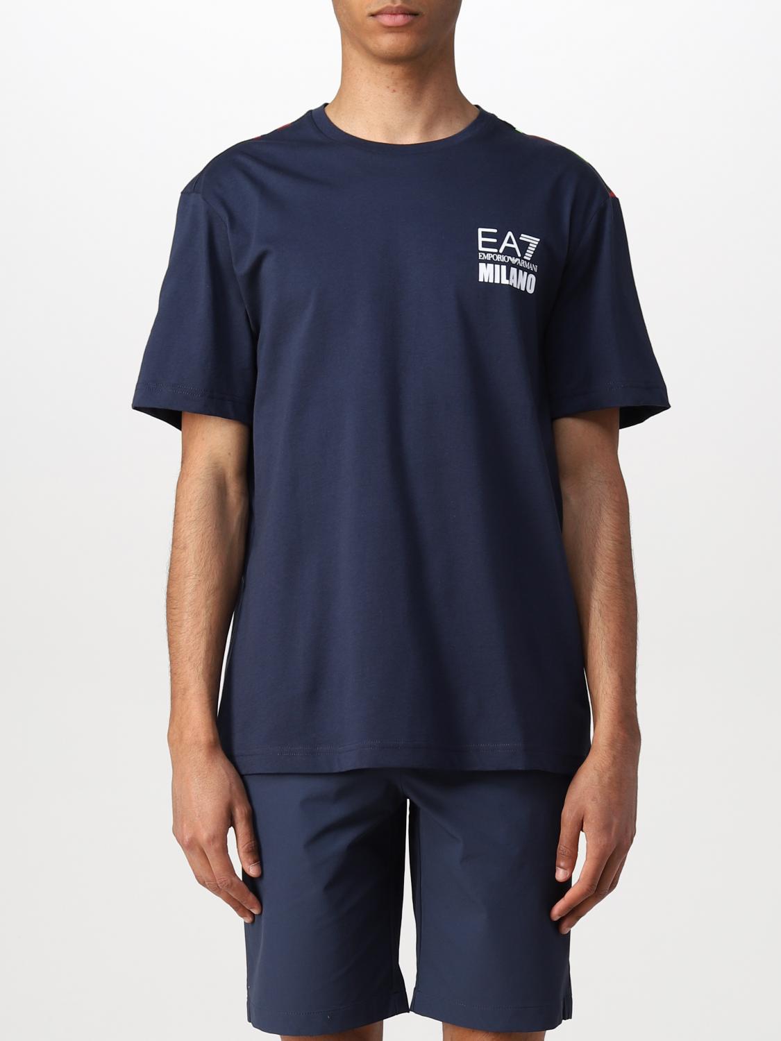 navy ea7 t shirt