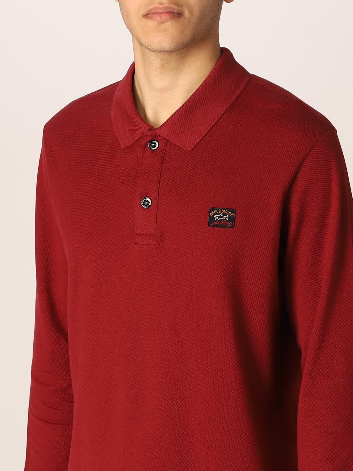 paul & shark pique polo shirt