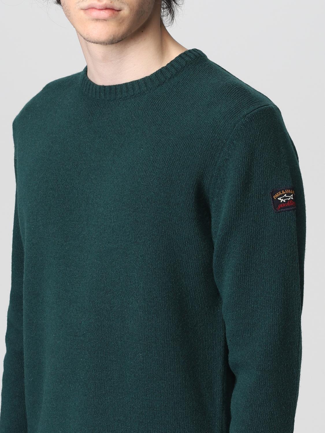 Paul Shark セーター メンズ グリーン セーター Paul Shark C0p1061 Giglio Com