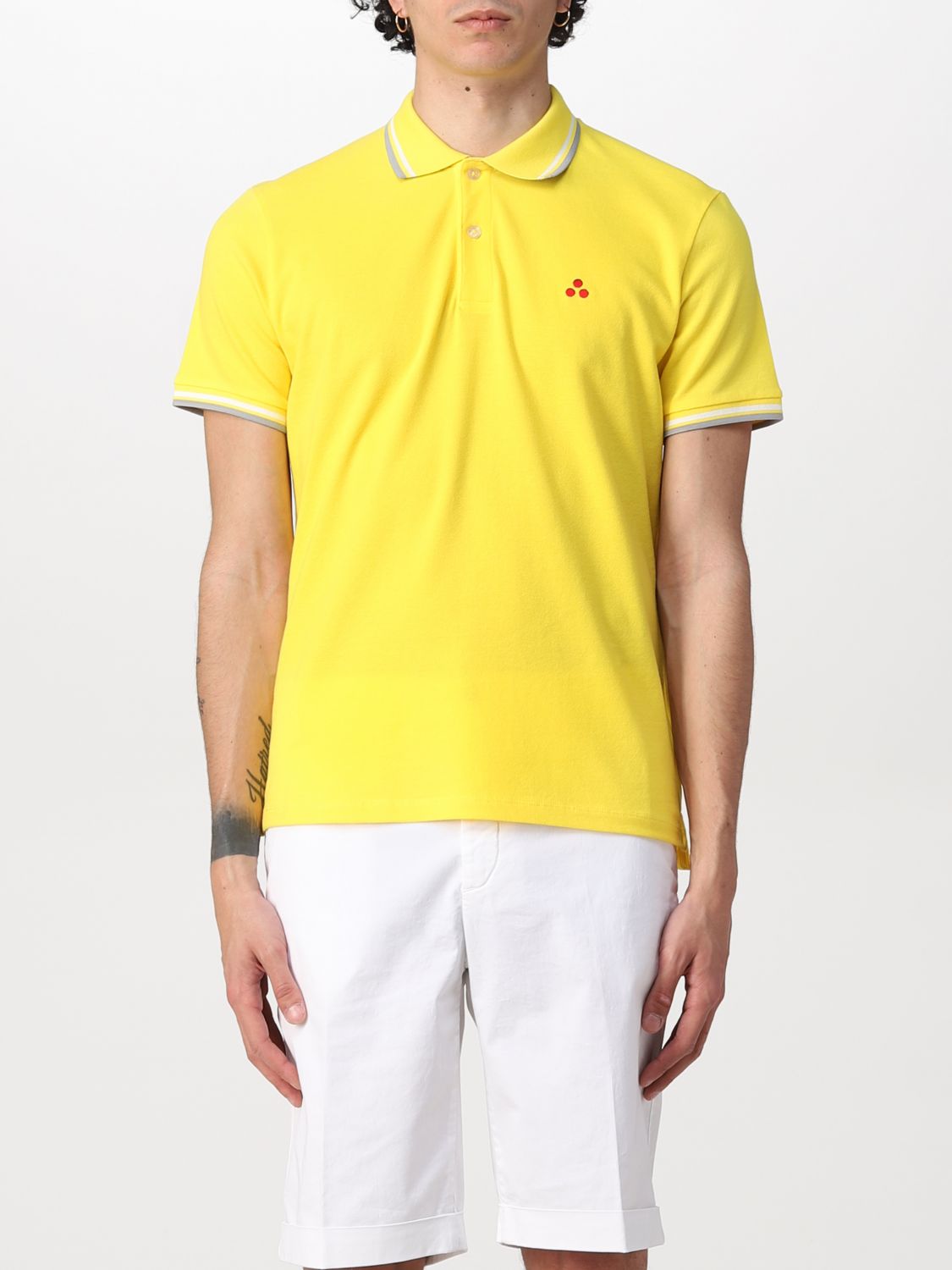 Peuterey Polo Shirt  Men In Yellow
