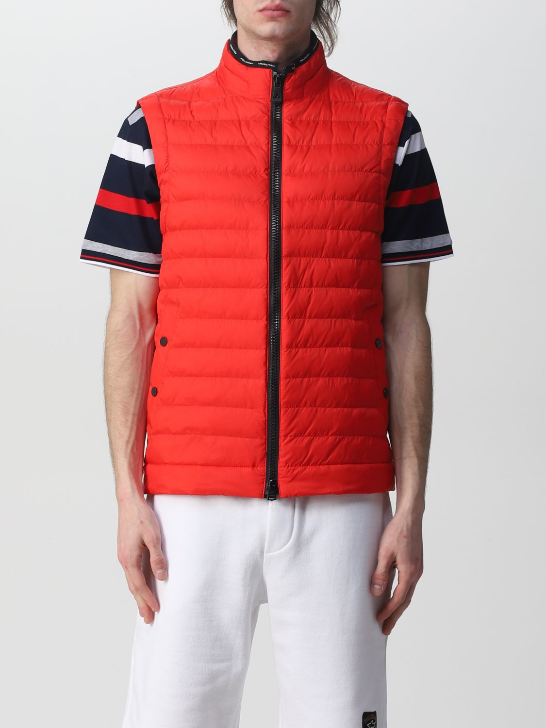 Peuterey Men's Red Polyester Vest