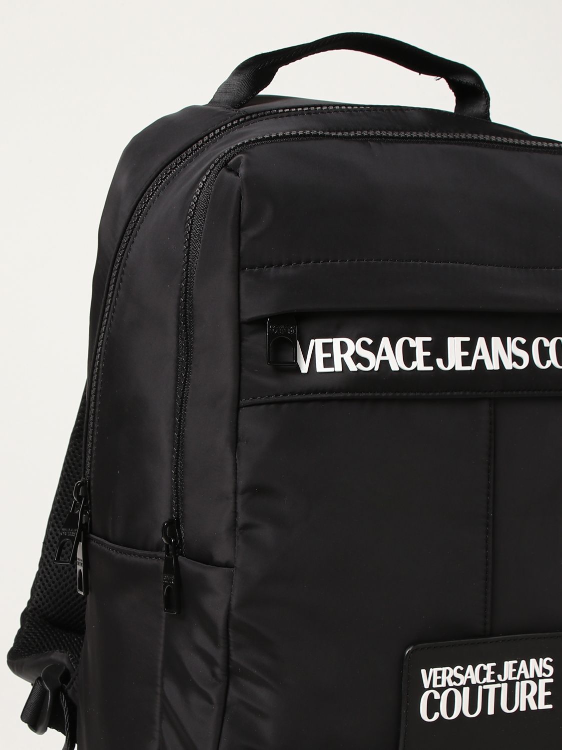 Zaino Versace Jeans Couture: Zaino Versace Jeans Couture in nylon nero 3