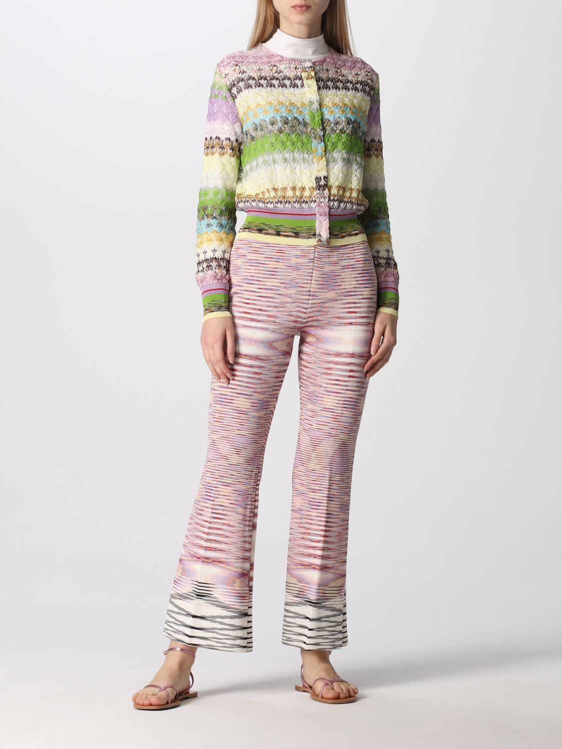 Trousers Missoni: Missoni striped pants multicolor 2