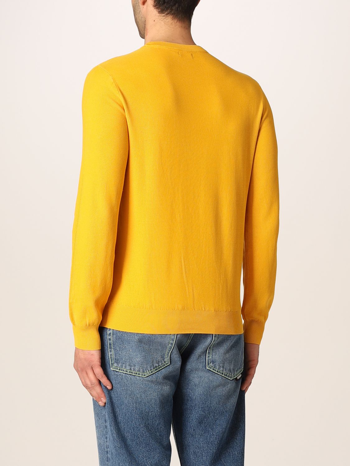 Sun 68 Outlet: sweater for man - Yellow | Sun 68 sweater K32115 online