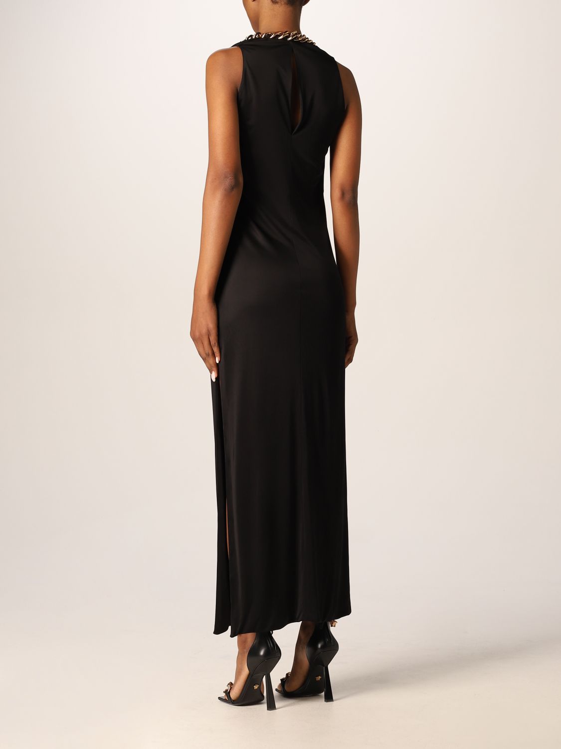 Kleid Versace: Kleid damen Versace schwarz 2