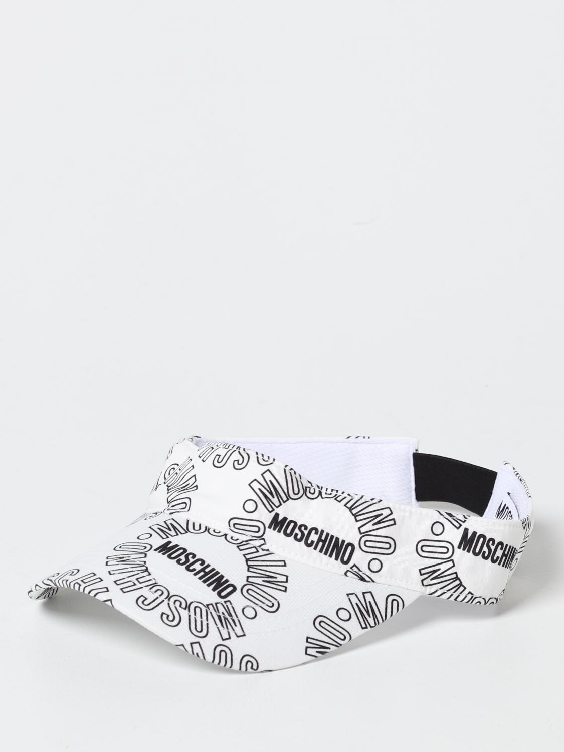 MOSCHINO KID: Visiera logata - Bianco | Cappello Bambino Moschino Kid  HDX014LOB07 GIGLIO.COM