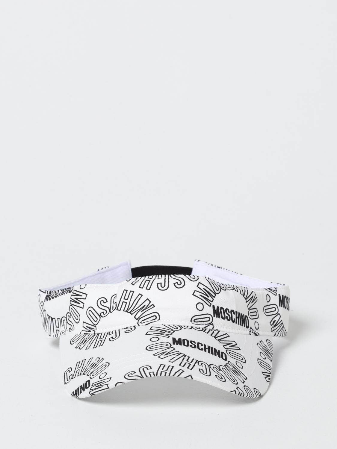 MOSCHINO KID: Visiera logata - Bianco | Cappello Bambino Moschino Kid  HDX014LOB07 GIGLIO.COM