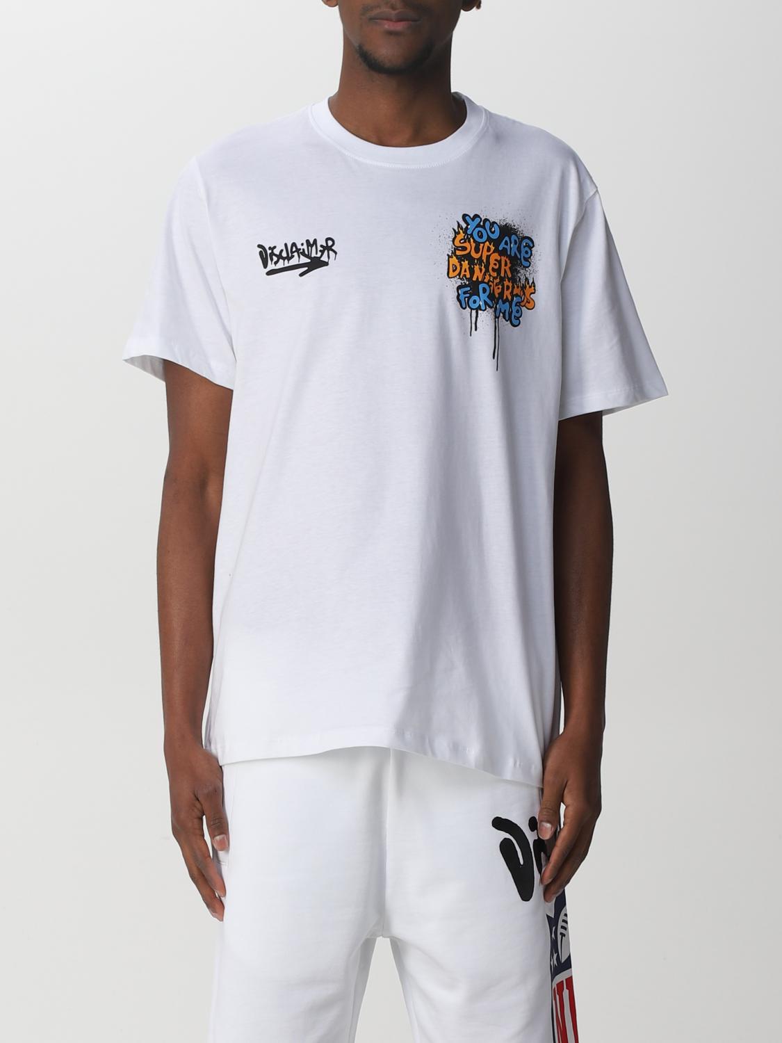 Disclaimer Tシャツ メンズ ホワイト Tシャツ Disclaimer Giglio Com