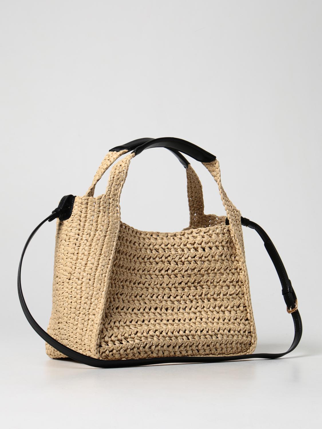Stella McCartney Continuativa borsa tote marrone con logo traforato -  513860 W8542 7773