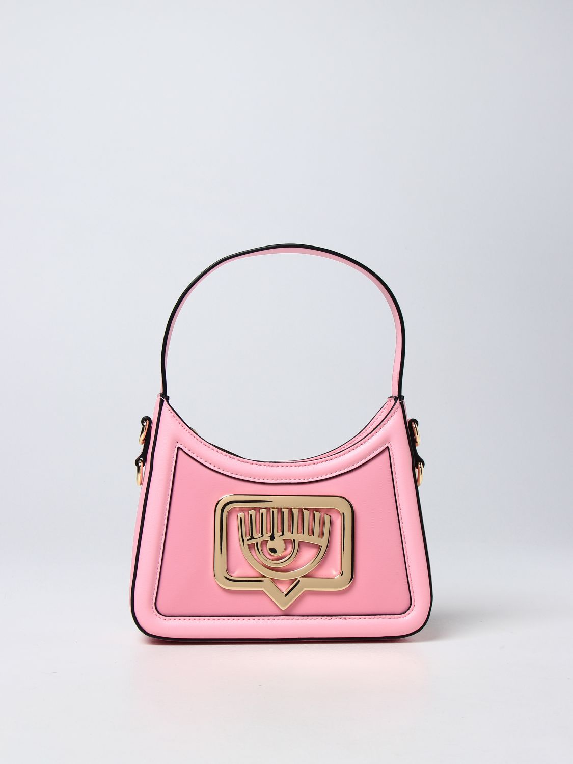 CHIARA FERRAGNI: bag in synthetic leather and nylon - Pink | Chiara ...