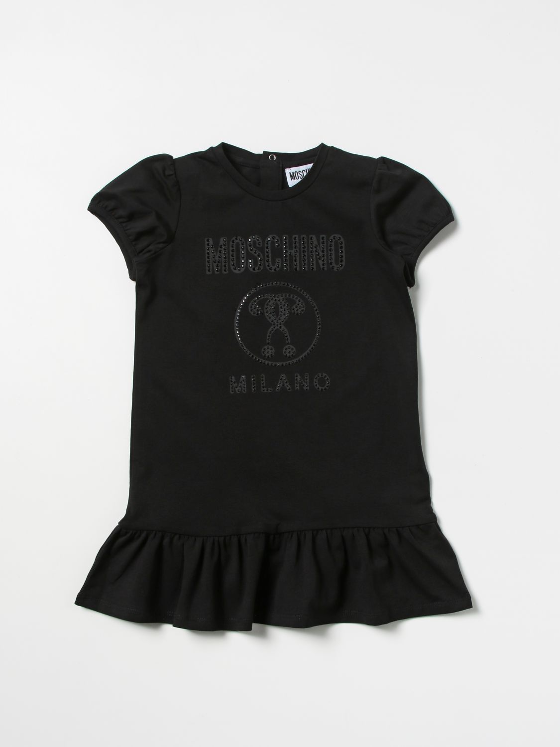 Платье Moschino Baby: Платье Moschino Baby девочка черный 1