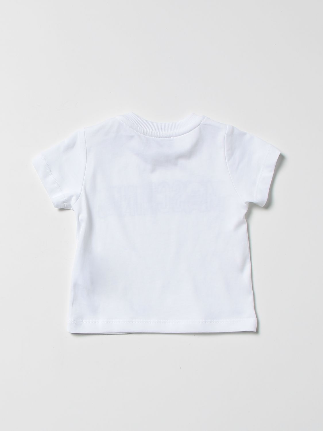 T-shirt Moschino Baby: T-shirt Moschino Baby con logo Teddy bianco 2