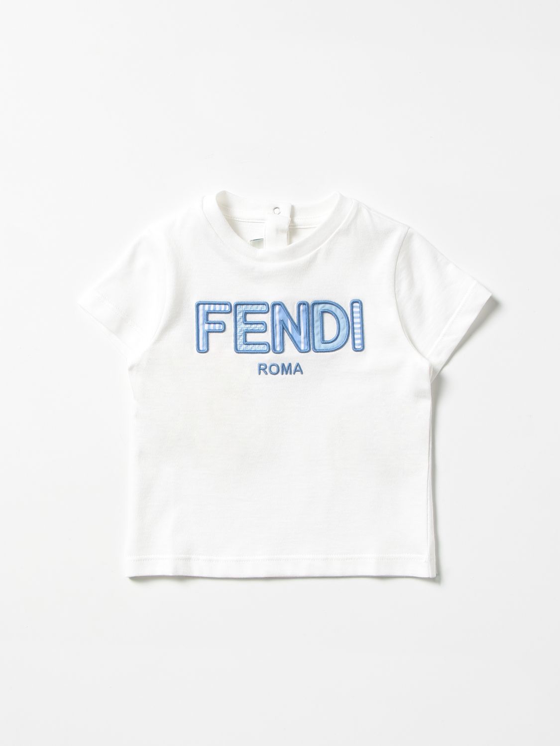 T恤 Fendi: Fendi Logo 棉质T恤 白色 1 1