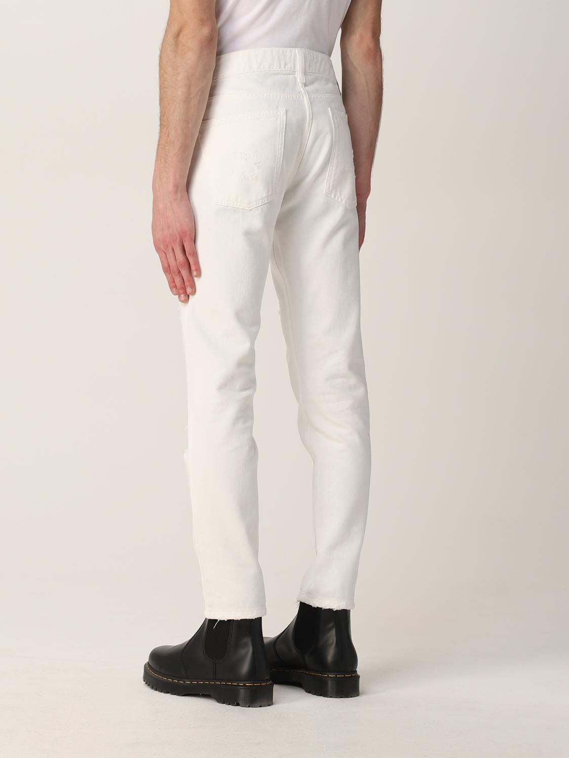 GAËLLE PARIS: Jeans hombre GaËlle Paris - Blanco | Jeans Gaëlle Paris  GBU00318DJ GIGLIO.COM