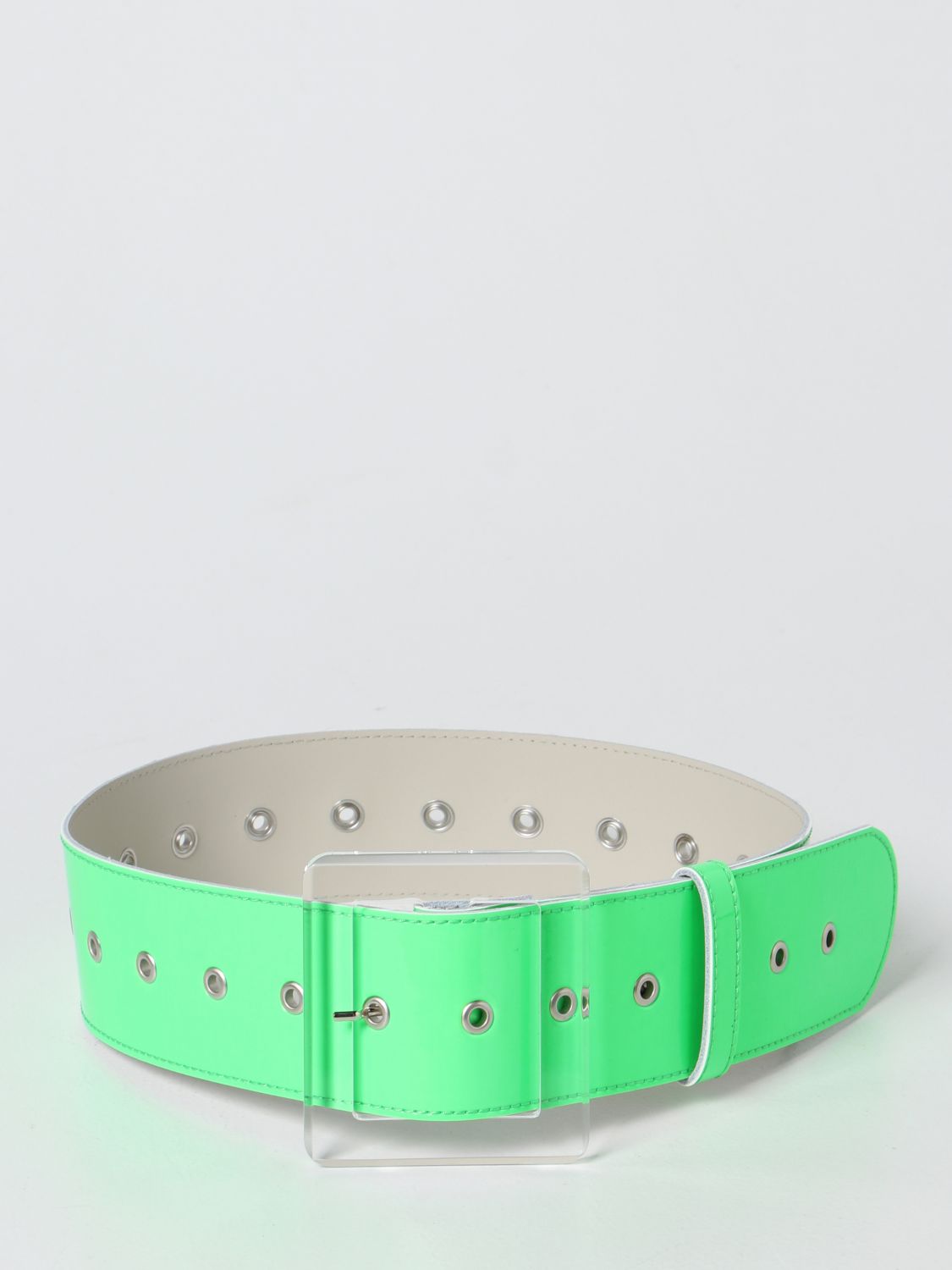 Aniye By Belt In Patent Leather In Acid Green
