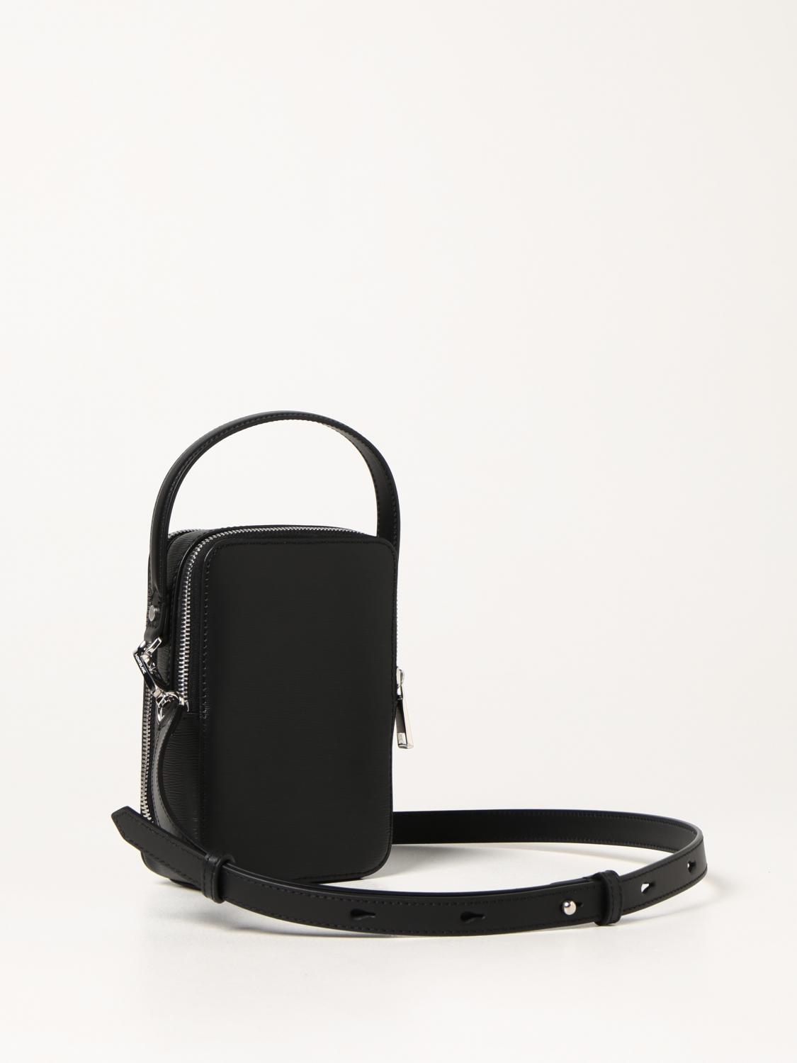 MONTBLANC bag in textured leather Black Montblanc shoulder bag