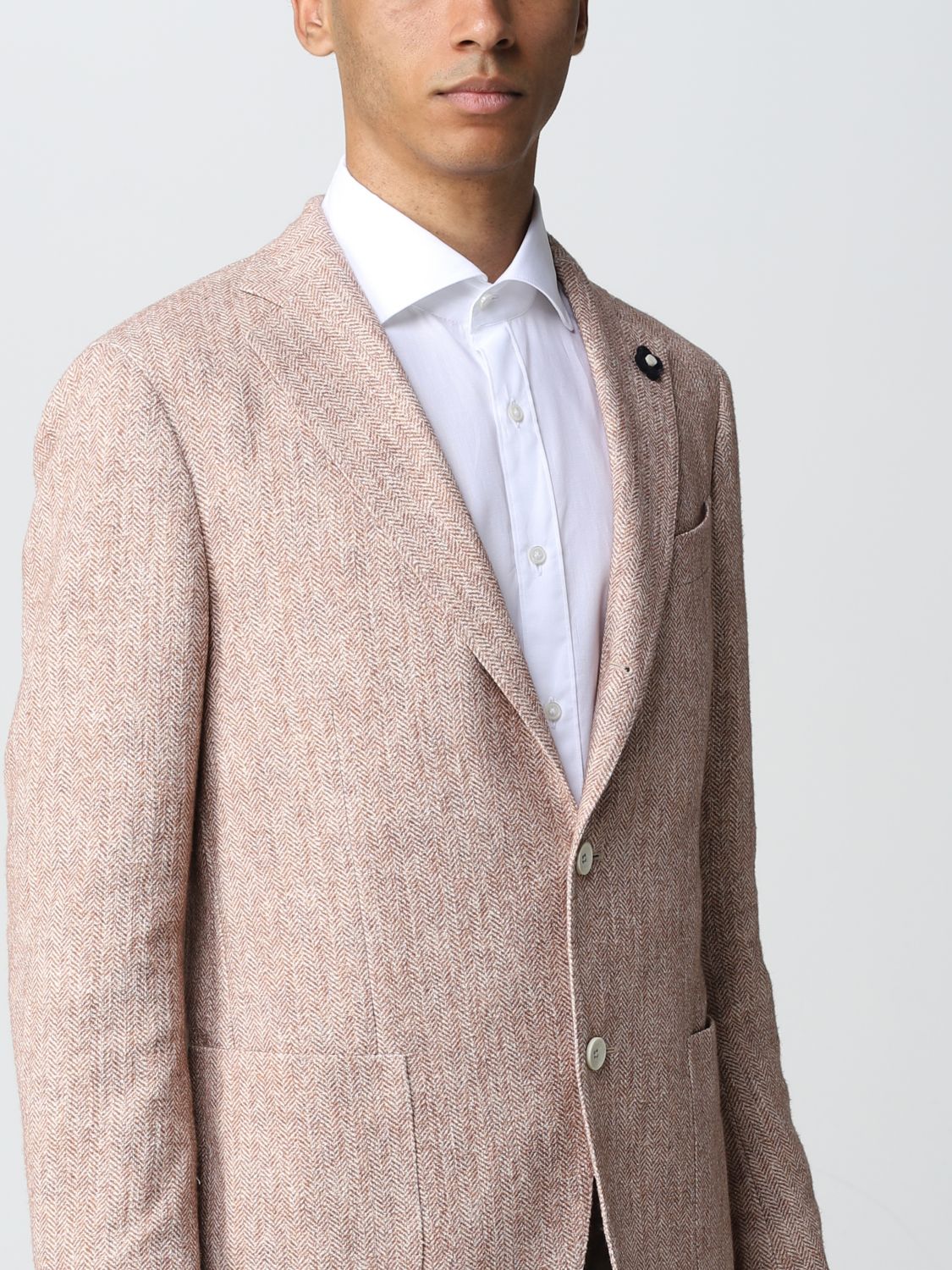 Blazer Lardini: Jacket men Lardini pink 4