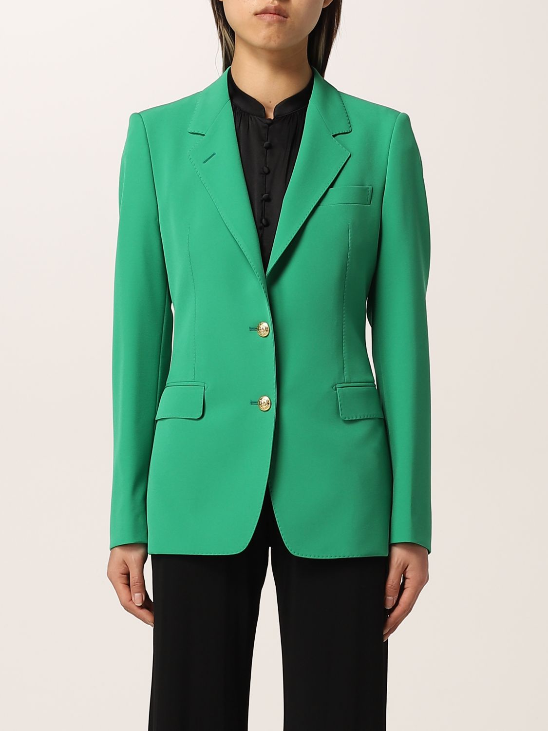 Verde Blazer monopetto sartoriale Farfetch Abbigliamento Cappotti e giubbotti Giacche Blazer 