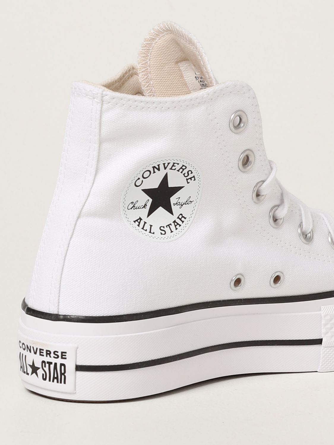 Sneakers Converse: Sneakers Chuck Taylor All Star Platform Converse bianco 3