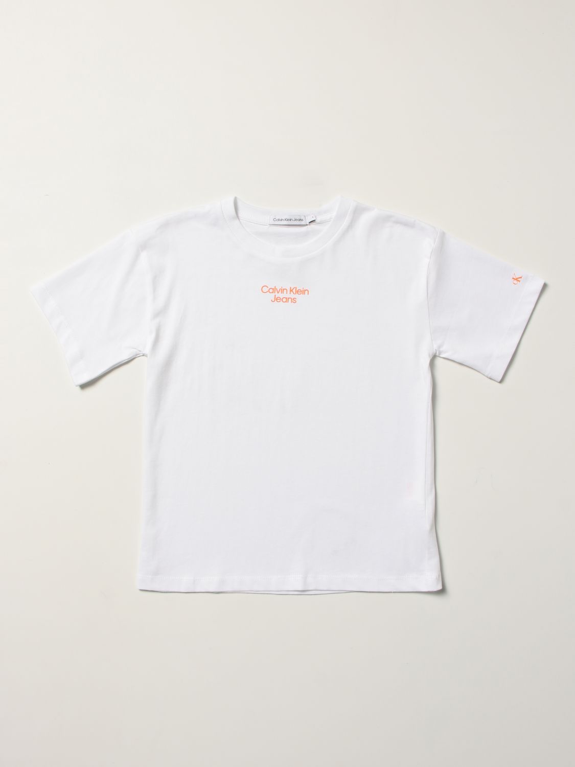 Camiseta Calvin Klein: Camiseta niños Calvin Klein blanco 1
