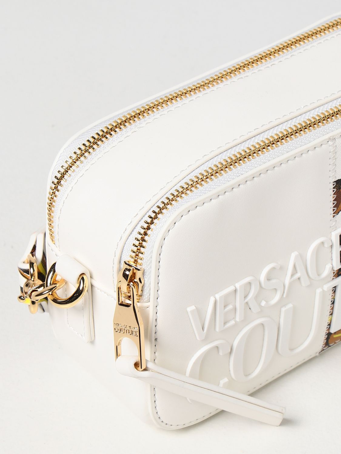 VersaceVersace Jeans Couture Marca Bianco Mini borsa patchwork colore 